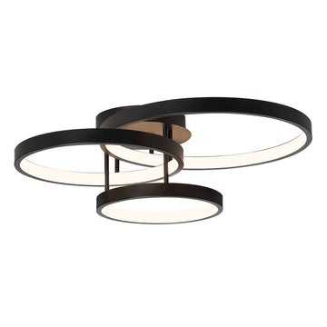 Zola Close To Ceiling Light Black 3lt